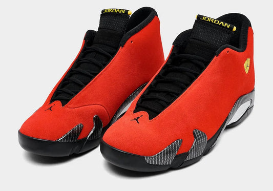 AIR JORDAN 14 RETRO "FERRARI/CHALLENGE RED"