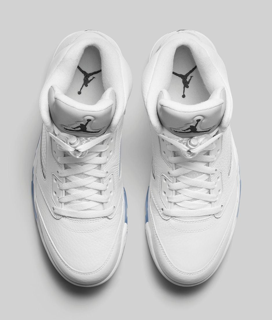 AIR JORDAN 5 RETRO "WHITE METALLIC"
